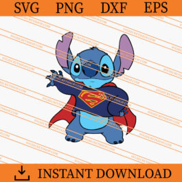 Stitch Superman SVG, Stitch SVG, Superman SVG, Funny SVG