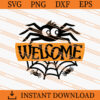 Welcome Halloween SVG