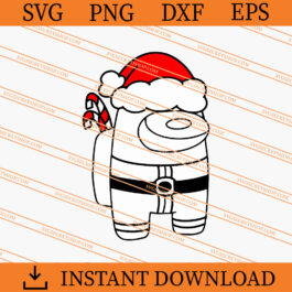 Among Us Santa Christmas SVG, Santa Christmas SVG, Christmas SVG
