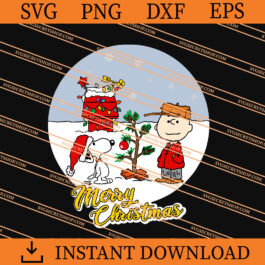 Charlie Brown And Snoopy Christmas SVG, Christmas SVG