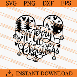 Disney Christmas SVG, Disney SVG, Mickey SVG, Christmas SVG
