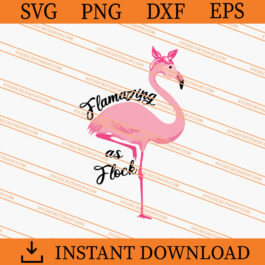 Flamingo As Flock SVG, Flamingo SVG, Animal SVG