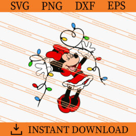 Minnie Christmas Light SVG, Christmas Light SVG, Minnie SVG