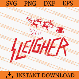 Sleigher Santa SVG, Christmas SVG, Santa Christmas SVG