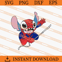Stitch Spiderman SVG, Stitch SVG, Spiderman SVG, Disney SVG