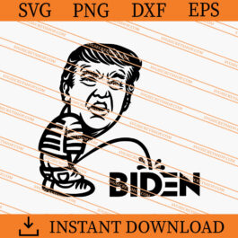 Trump Peeing On Biden SVG, Donald Trump SVG, Biden SVG