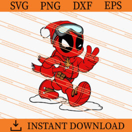 Christmas Deadpool SVG, Deadpool SVG, Christmas SVG