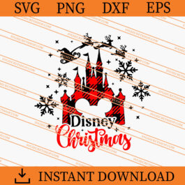 Disney Christmas SVG, Disney Castle SVG, Christmas SVG