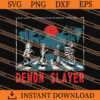 Demon slayer Road SVG