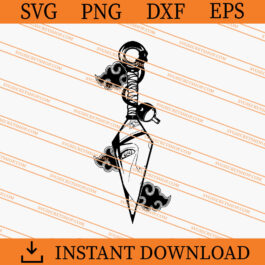 Itachi Kunai SVG, Naruto SVG, Manga SVG, Cartoon SVG