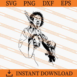 Jimi Hendrix SVG, James Marshall SVG, Music SVG
