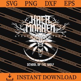 Kaer Morhen School Of The Wolf SVG, The Witcher SVG