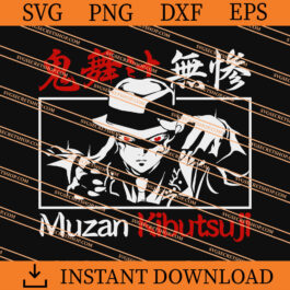 Muzan Kibutsuji SVG, Kimetsu No Yaiba SVG, Anime SVG
