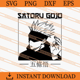 Satoru Gojo Jujutsu Kaisen SVG, Jujutsu Kaisen SVG