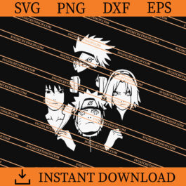 Team 7 Naruto SVG, Naruto SVG, Manga SVG, Anime SVG