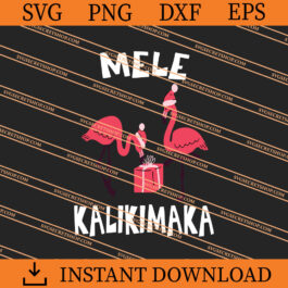 Mele Kalikimaka Flamingo Christmas SVG, Christmas SVG