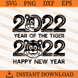 2022 Year of The Tiger SVG