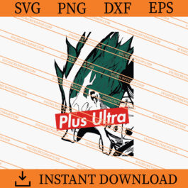 Izuku Midoriya Plus Ultra SVG, Ultra Wallpaper SVG