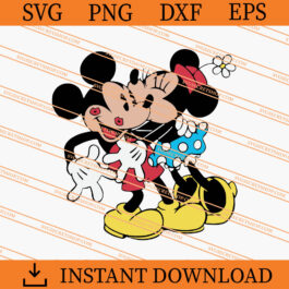 Valentine Mickey And Minnie SVG
