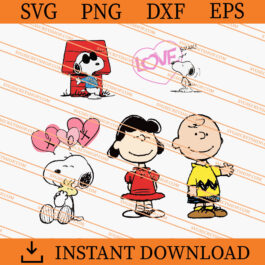 Valentine's Peanuts SVG, The Peanuts SVG, Snoopy SVG