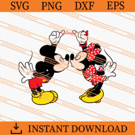 Mickey Love Minnie SVG