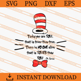 Dr Seuss Birthday SVG