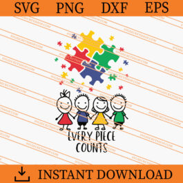 Every Piece Counts SVG, Autism SVG, Autism Awareness SVG