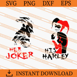 Her Joker His Harley SVG