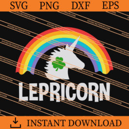 Lepricorn SVG, Unicorn SVG, Rainbow SVG