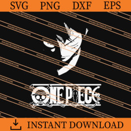 Luffy One Piece SVG, Luffy SVG, One Piece SVG, Anime SVG