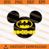 Mickey Batman SVG