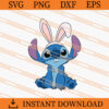 Stitch Bunny Easter SVG