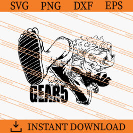 Luffy Gear 5 SVG, Luffy SVG, Funny Luffy Gear 5 SVG