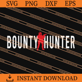 Mandalorian bounty hunter SVG