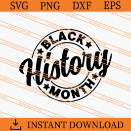 Black History Month SVG