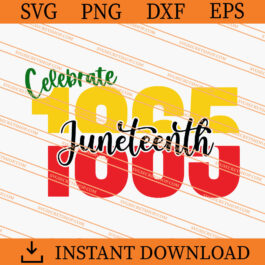 Celebrate Juneteenth 1865 SVG