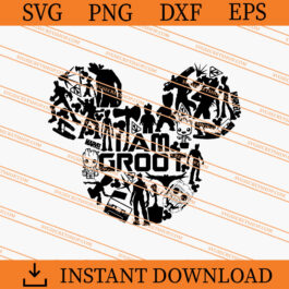 I Am Groot Mickey Ears SVG, Mickey Ears SVG, Groot SVG