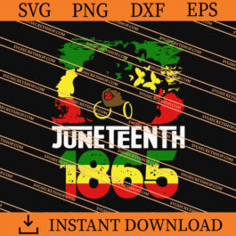 Juneteenth 1865 Black Woman SVG