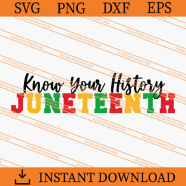 Know Your History Juneteenth SVG