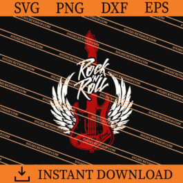 Rock N Roll Stole My Soul Guitar SVG