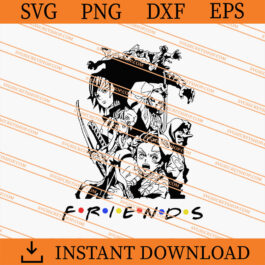 Demon Slayer Friends SVG, Demon Slayer SVG