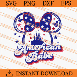 American Babe Disney SVG