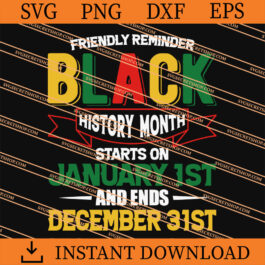 Black History Month SVG