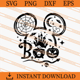 Disney Boo Halloween SVG