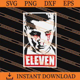 Eleven Stranger Things SVG, Stranger Things SVG, Stranger Things Character SVG