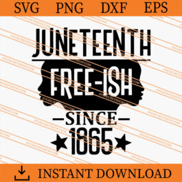 Juneteenth Free-Ish Since 1865 SVG