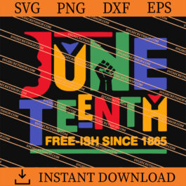 Juneteenth Free Ish Since 1865 SVG