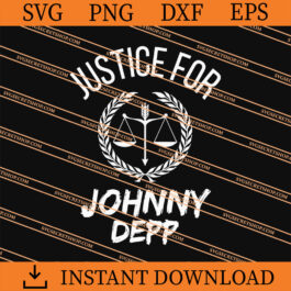 Justice For Johnny Depp SVG, Johnny Depp SVG