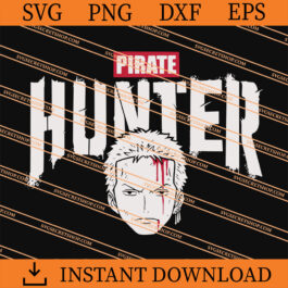 Pirate Hunter Zoro SVG, Zoro SVG, One Piece SVG