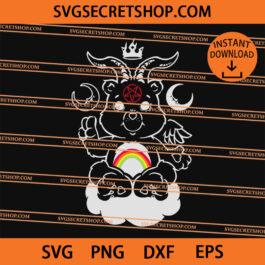 Qwertee Scare Bear SVG, Scare Bear SVG, Bear SVG